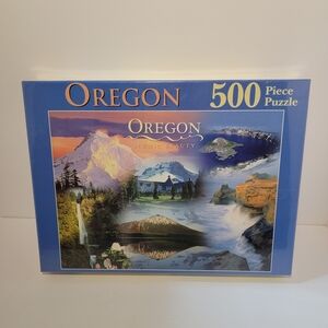 Oregon Scenic Beauty Puzzle 500 Pieces 18” X 24”‎ NIB Sealed